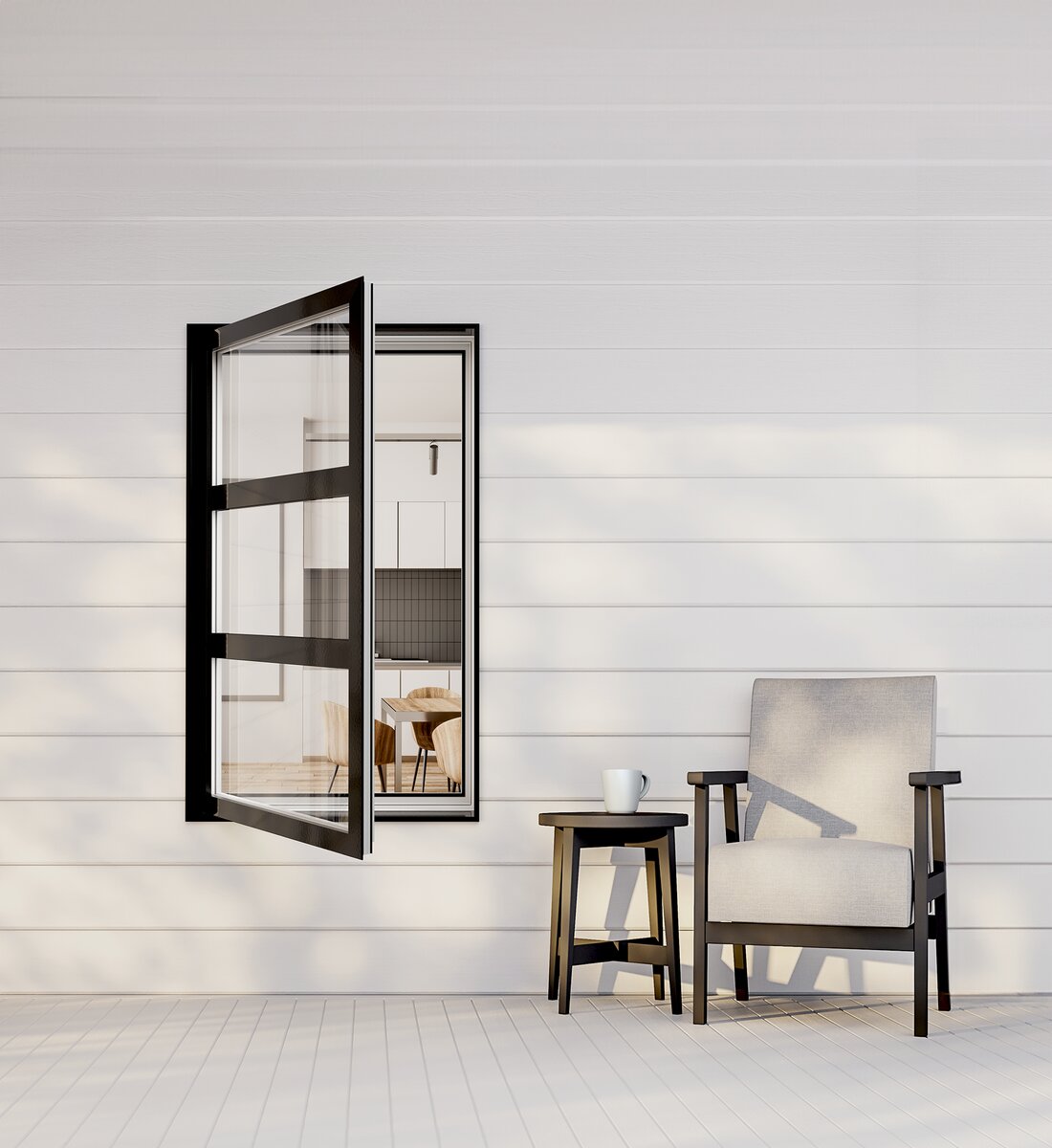 Fenêtre battant Zen Hybride